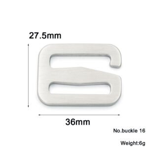 Buckle 16 Inner Size 32mm Aluminium G Hook Strong Adjustable Buckles for Strap
