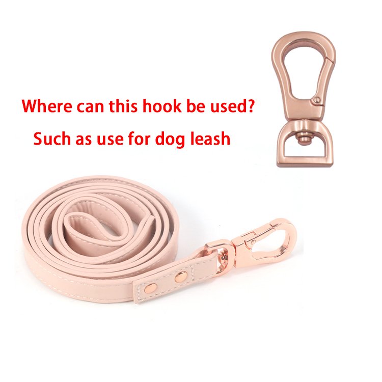 场景 SS133 Stainless Steel Lobster Swivel Clasp Dog Hook Spring Snap hook for bags and DIY - Image 6