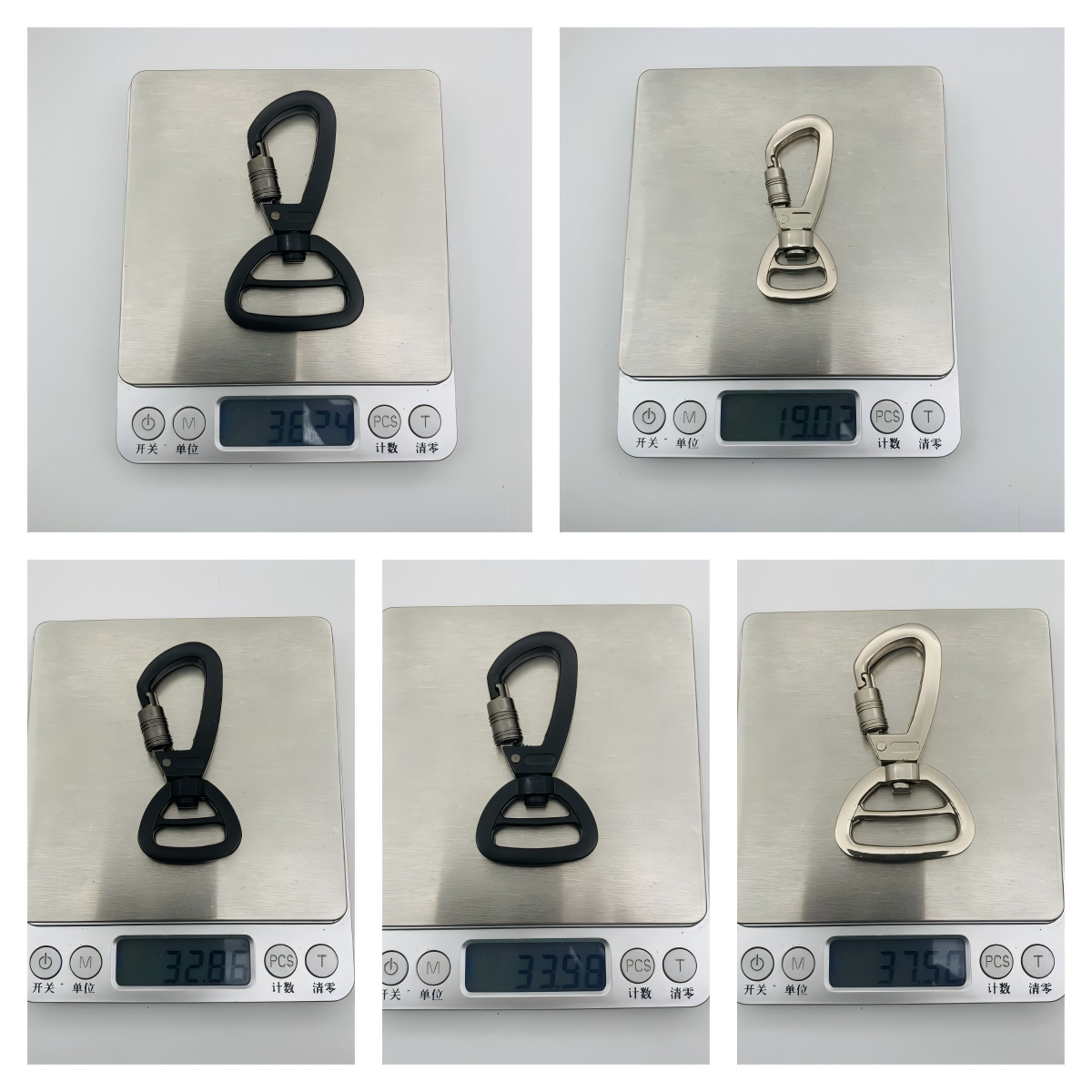 WPS拼图10 B638 Custom Logo High Quality Rotatable Buckle Carabiner Hook for Dog Hardware Lock Buckle Zinc Alloy Pet Traction Rope with Lock - Image 4