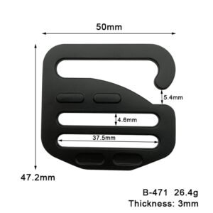 B471 Luggage Hardware G Hooks Zinc Alloy Buckle Adjusting Buckle