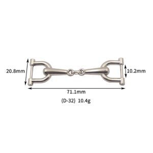 D32 High Quality Garment Accesory Different Shape Metal Double Wire O Ring Buckle for Shoes Decoration in Stock