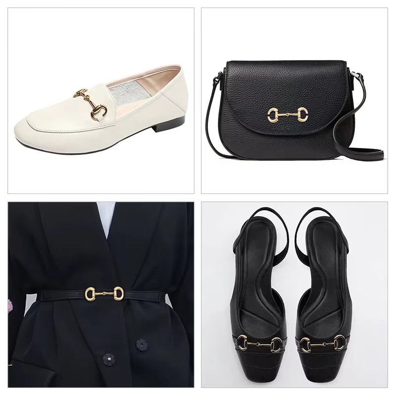 Main-02 D40 Promotional Activity Horsebit Buckle Shoe Hardware Metal Shoe Buckles Customization - Image 6