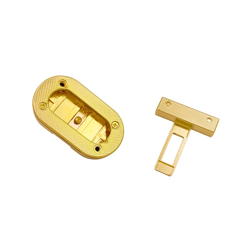 S740-5 S740 Good Quality Fashion Custom Metal Turn Bag Lock Clasp Push Twist Lock - Image 3