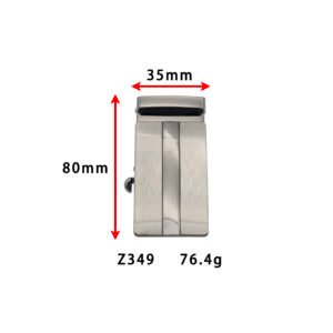 Z349 Fashion Men's Automatic Buckles Laser logo Ratchet Buckle Alloy Buckle Custom Model Factory Wholesale Stock More Style