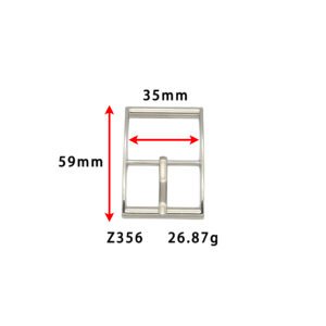 Z356 35mm Custom Manufacturing Center bar Pin Buckle Custom Belt Buckle Conchos for Leather