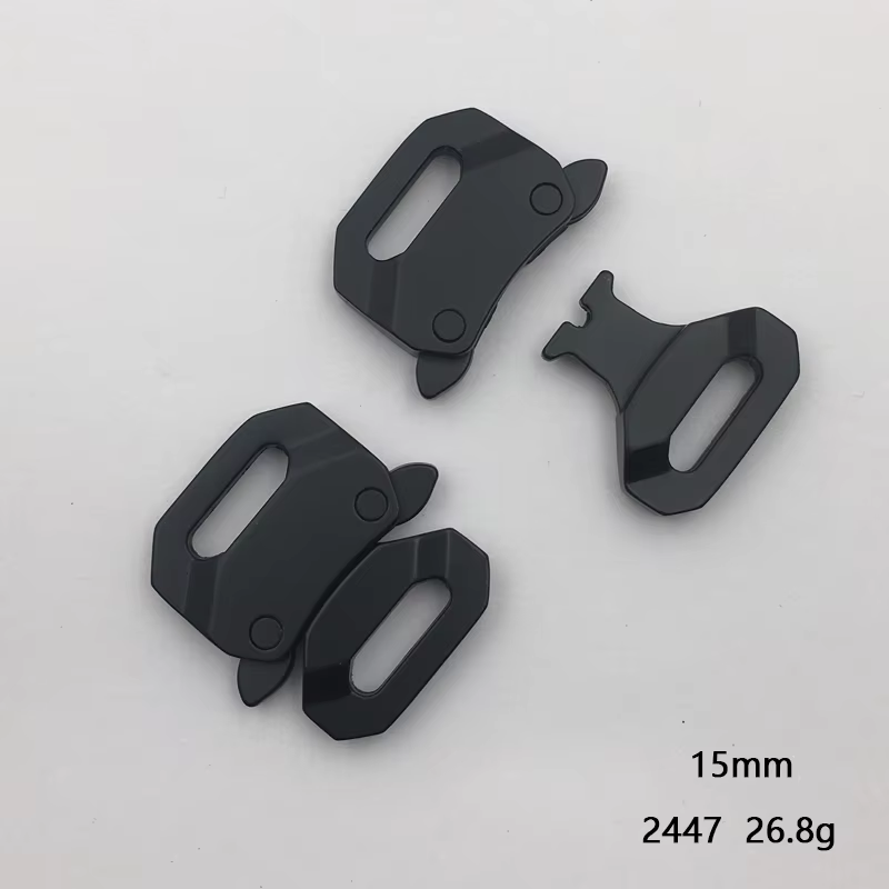 93c669ec2a49ecc60d41192a1b37d1b 2447 15mm Zinc Alloy Backpack side release Buckle Dog Collar Accessories Quick Release Buckle - Image 3