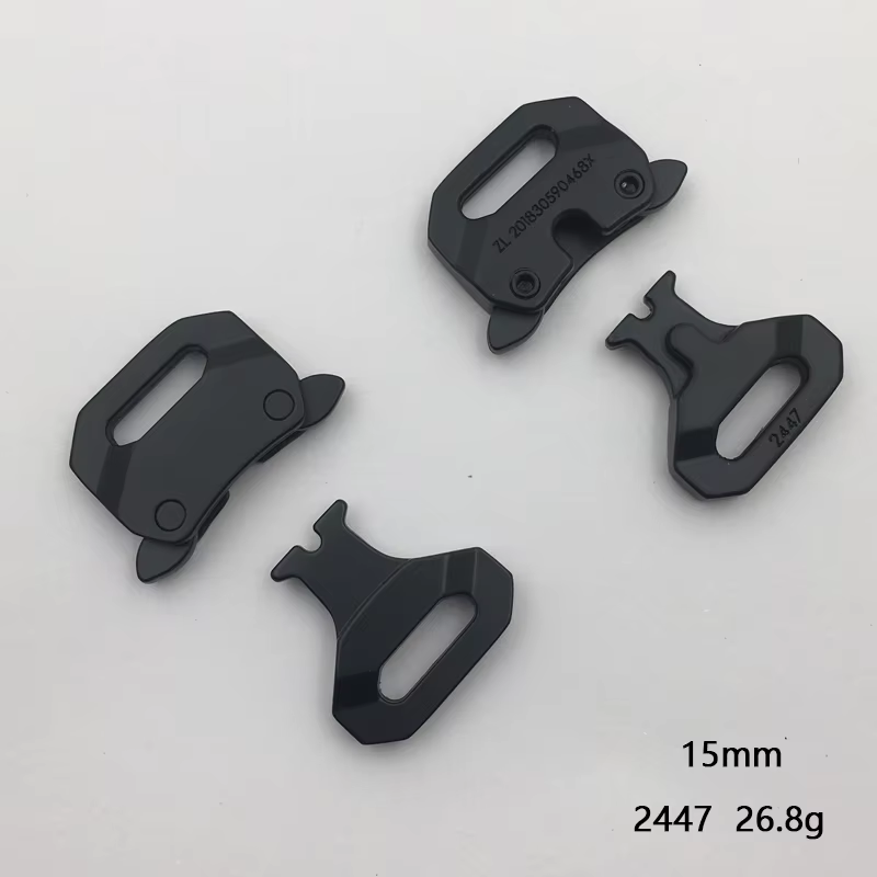 9ae3a7ce2b7700b80f9227fd95237c9 2447 15mm Zinc Alloy Backpack side release Buckle Dog Collar Accessories Quick Release Buckle - Image 2