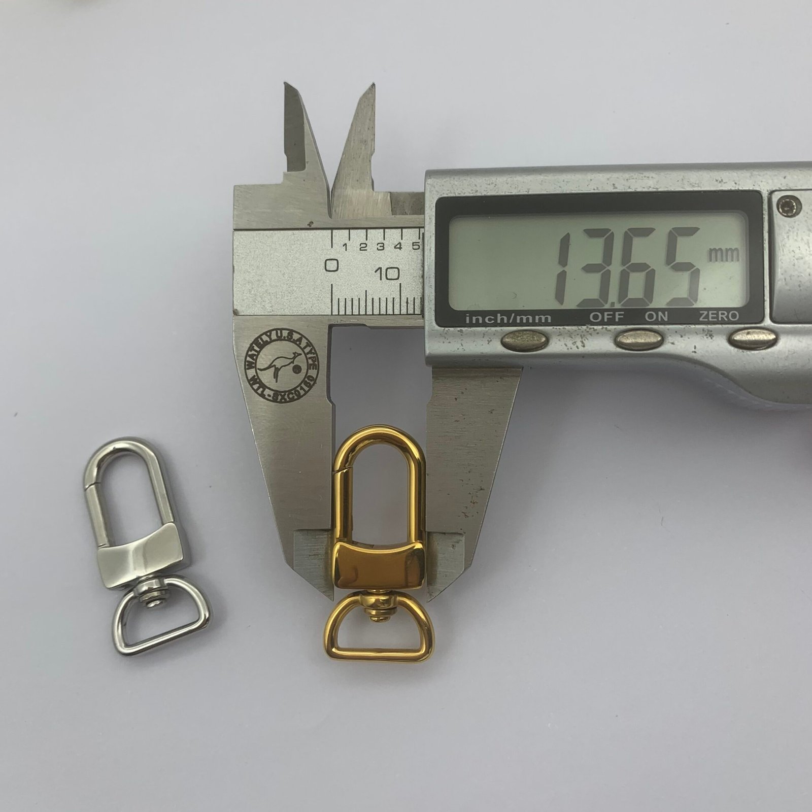 IMG_8947 SS128 Handbag Hardware Accessories Bag Strap Dog Buckle Clasp Metal Snap Hook Stainless Steel Swivel Lobster Hook for Bag - Image 2