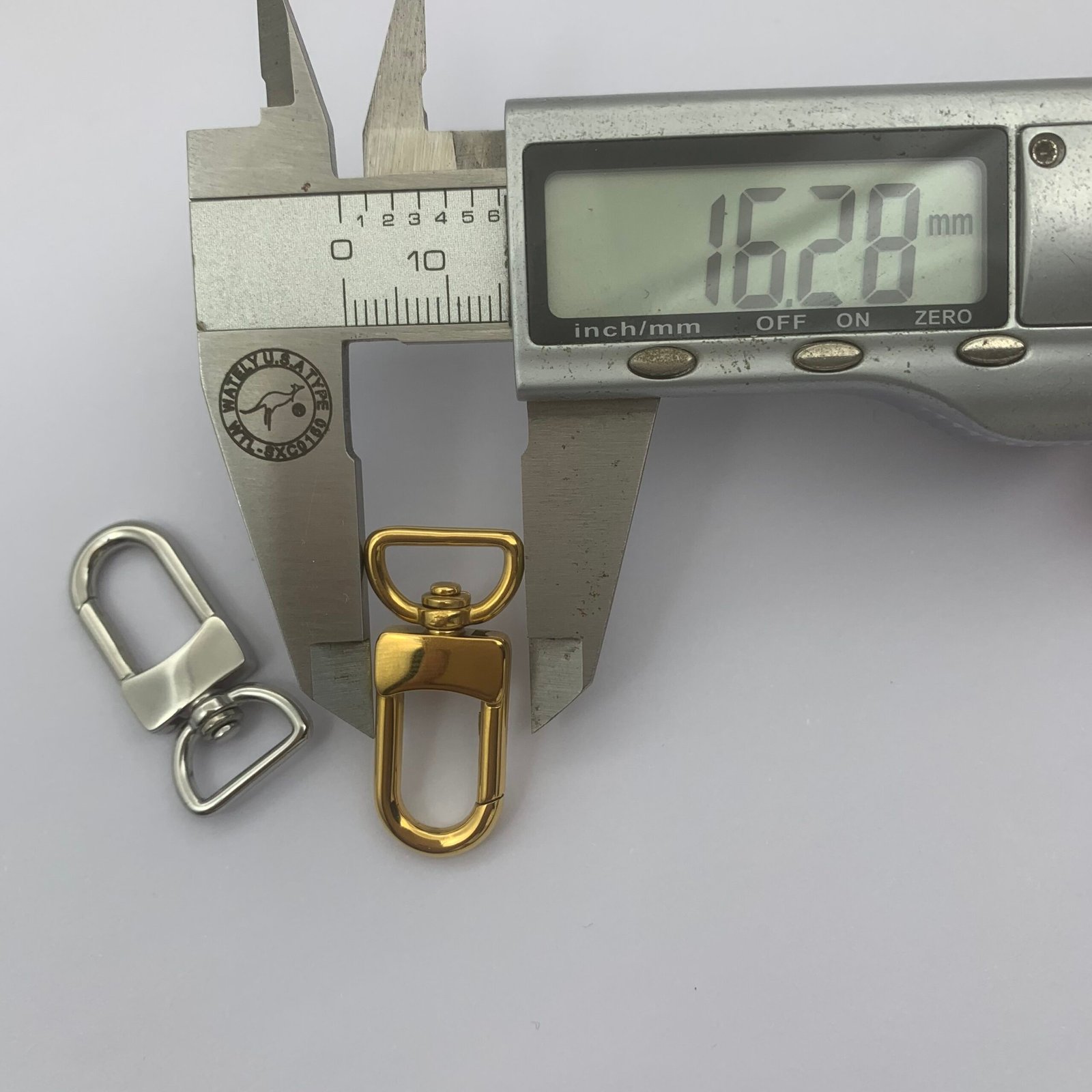 IMG_8948 SS128 Handbag Hardware Accessories Bag Strap Dog Buckle Clasp Metal Snap Hook Stainless Steel Swivel Lobster Hook for Bag - Image 3