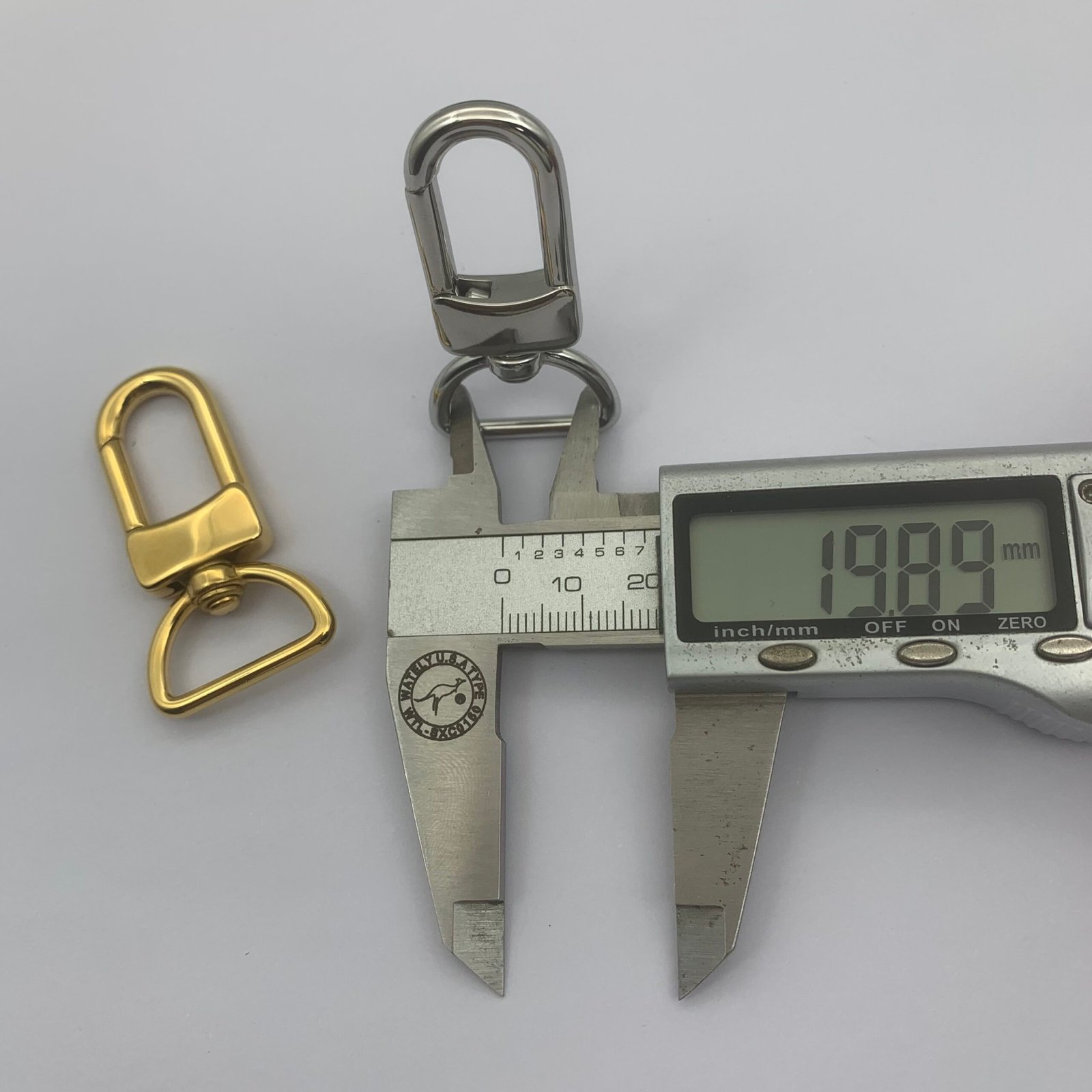 IMG_8956 SS130 Factory Direct Lanyard 316 Stainless Steel Accessories Metal Swivel Clasps Lanyard Snap Hook Lobster Claw Clasp - Image 2