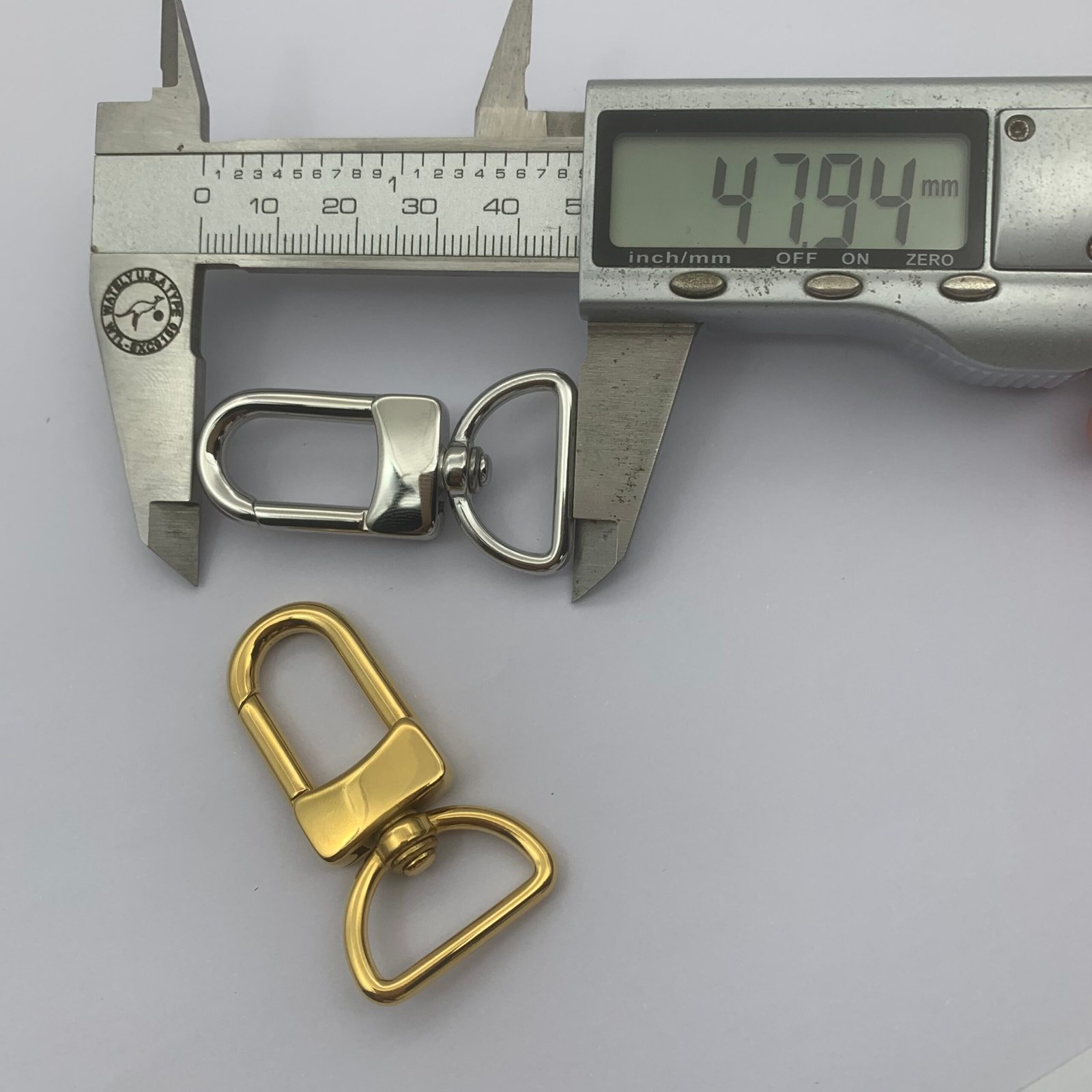 IMG_8957 SS130 Factory Direct Lanyard 316 Stainless Steel Accessories Metal Swivel Clasps Lanyard Snap Hook Lobster Claw Clasp - Image 3