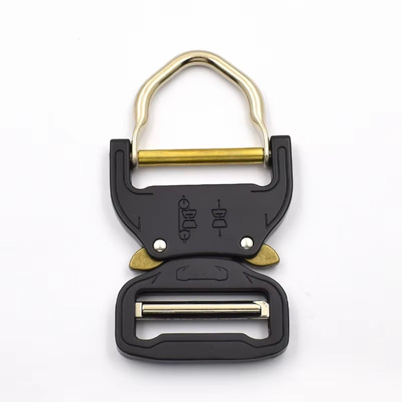 Main-01 E2373 Adjustable Sliding Buckle Tactical Quick Release Buckle with D-ring Tactical Side Release Buckle - Image 2