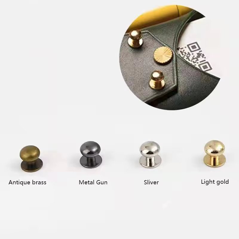 Main-01 Multifunction Rivet Swivel Screw Studs Button Handbag Handle Connector Hardware Bag Part Accessories - Image 2
