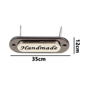 B29 Custom Metal Logo for Handbags Plate Metal Brand Label Logo for Bag