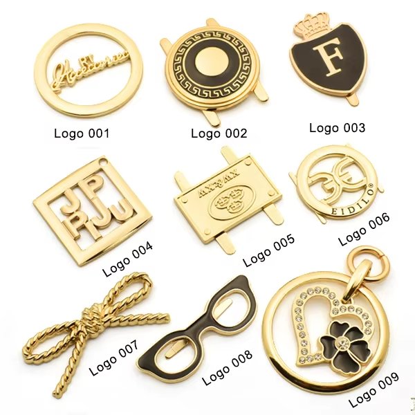 Main-03 Custom Design Handbag logo Plate Metal Brand Label logo for Bag - Image 3