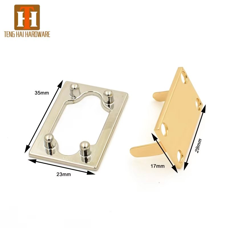 Main-03 L150 Wholesale Custom Laser Blank Label Metal logo Plate for Make Handbag