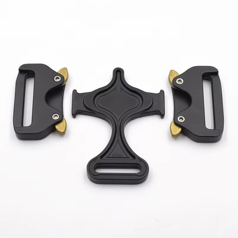 Main-04 E1986 Custom New Product Outdoor Frame Metal Logo Quick Side Release Tactical Belt Buckle - Image 4