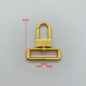 SS127 Stainless Steel Hook Exquisite Swivel Buckle Snap Clasp Trigger Dog Snap Hook High Quality Buckle Accessories