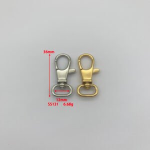 SS131 Bags Accessories Strap Buckles Lobster Clasp Metal Stainless Steel Lanyard d Swivel Snap Hook for Bag Handbag