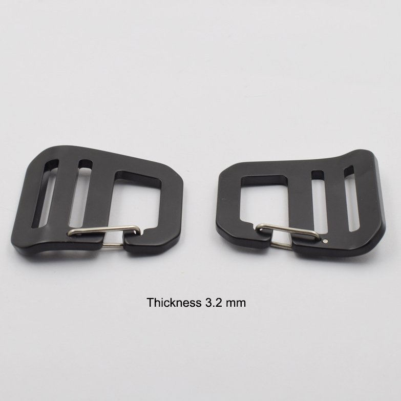 buckle 5503 Buckle 55 Metal G Hook Webbing Buckle Molle Tool Heavy Duty Strong Strap Clip Hook Outdoors - Image 4