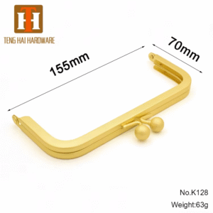 K128 Fashion hardware purse clutch frame metal bag frame for bag accessory