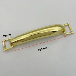 K315 High Quality Custom Gold Metal Bag Handle Set Zinc Alloy Handbag Accessory for Handbags