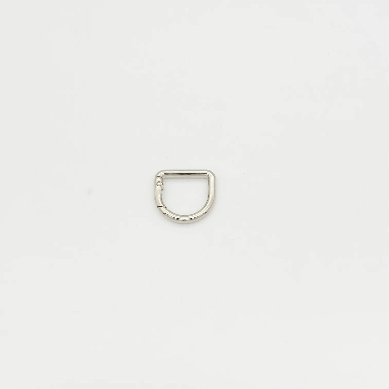 Main-03 D Ring Spring Hooks Keyring Clip Buckles Clasp Clamps Keychain for Belt Backpack Handbag Purse Strap Semicircle Spring Keychains - Image 2