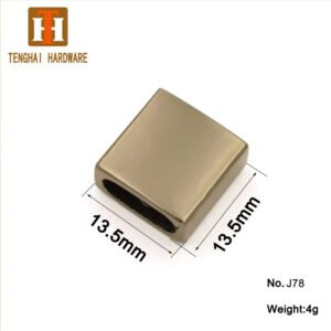 J78 Handbag Hardware Clothes accessories Metal Decorative Cord End for Bags