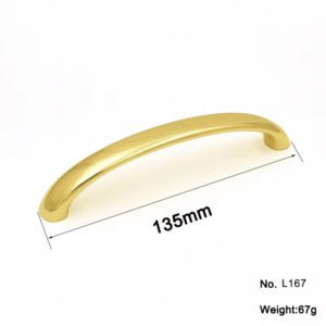 L167 Handbag Handle Hardware Metal Handle for Leather Bag