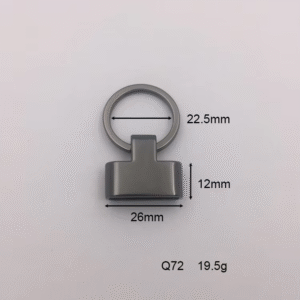 Q72 Multi-color Optional Handbag Metal Accessories Fashion Keychain Key Fob Hardware With Key Ring