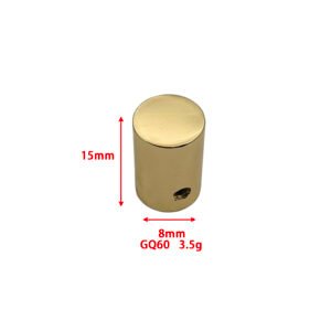 GQ60 Bag Making Accessories Zinc Alloy Metal Tassel Bell Handbag Accessories Metal Tassel Cap for Handbag Decoration