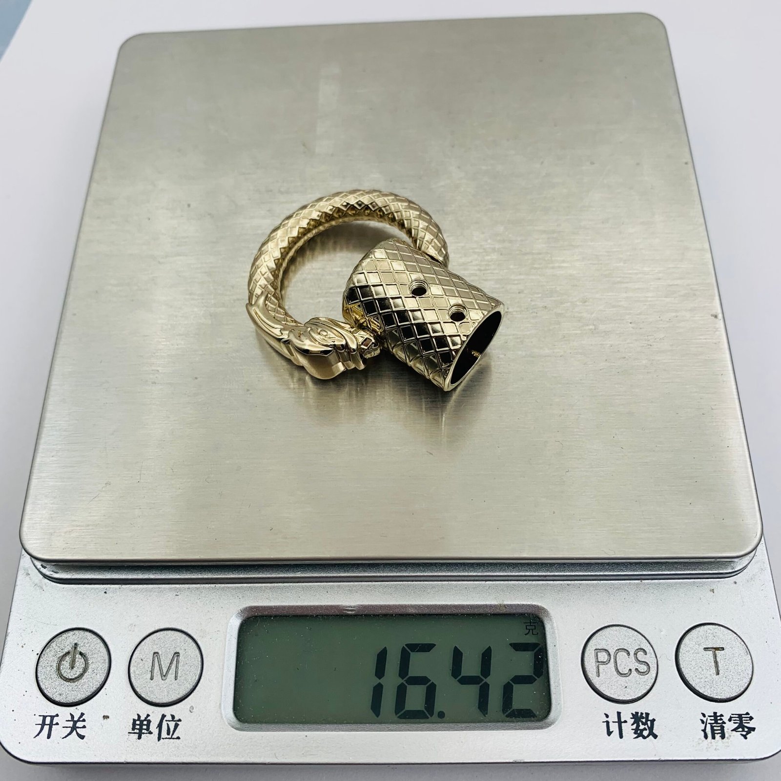 IMG_2031 GQ62 Handbag Hardware Accessories Metal Strap End Cap Tassel Bell - Image 4