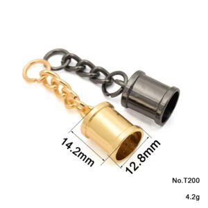T200 DIY Metal Gold Plated Bell Shaped Caps for Handbag Tassel Accessory