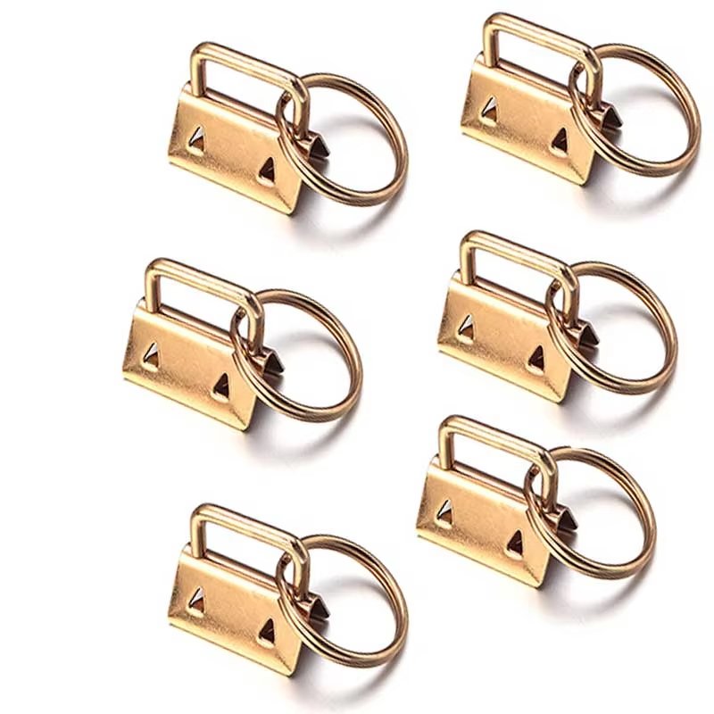 Main-04 R111 25/32mm Metal Keyfob 7 Colors Key Fob Hardware With Split Key Fob Ring Keychain Key Fob Hardware Accessories - Image 4