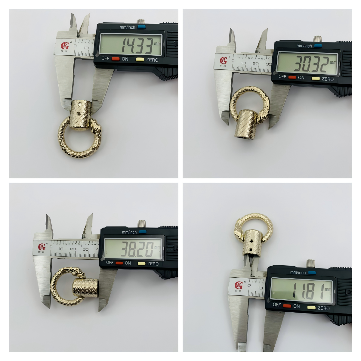 WPS拼图0 GQ62 Handbag Hardware Accessories Metal Strap End Cap Tassel Bell - Image 3