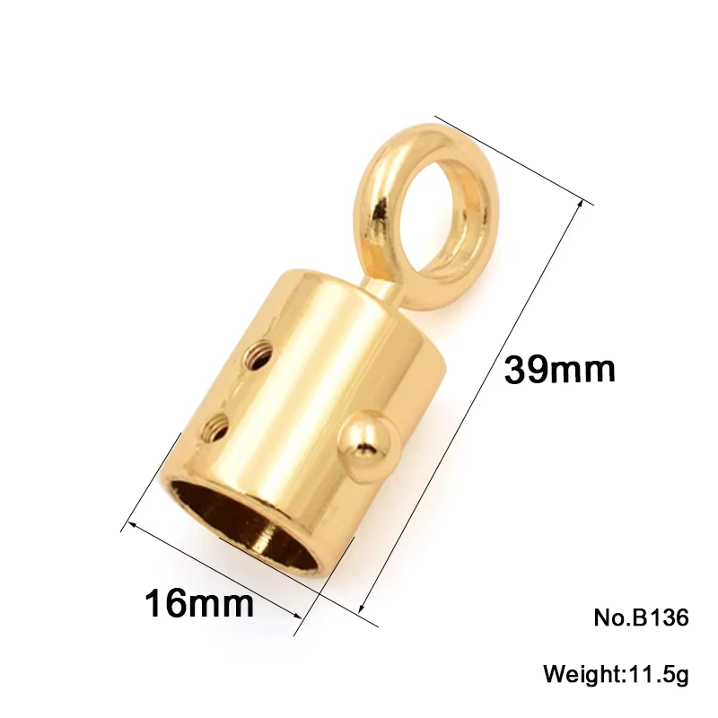 a5edf07b-4ae6-4b84-b62b-e675ff88ad14 B136 Modern style hardware metal decoration caps for handbag bell luggage bell bag accessories