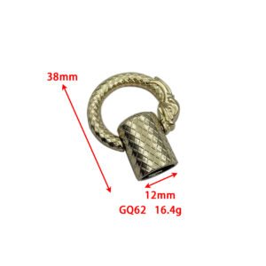 GQ62 Handbag Hardware Accessories Metal Strap End Cap Tassel Bell