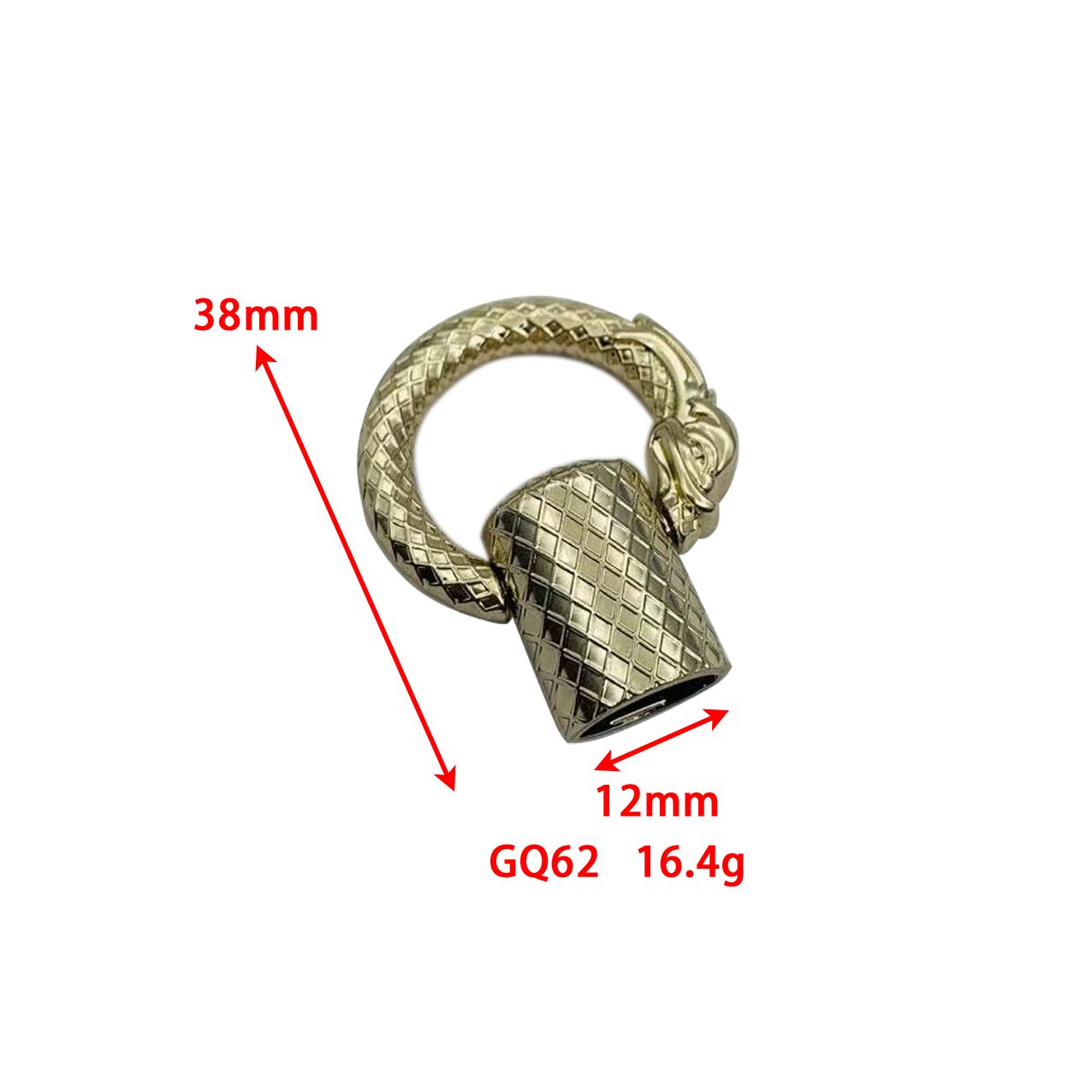 cb2409a7-42cf-493d-9531-55bddc6d0b3d GQ62 Handbag Hardware Accessories Metal Strap End Cap Tassel Bell