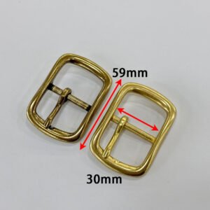 CU41 30MM Solid Brass Pin Buckle Wholesale For Men's Belts Dog Collars