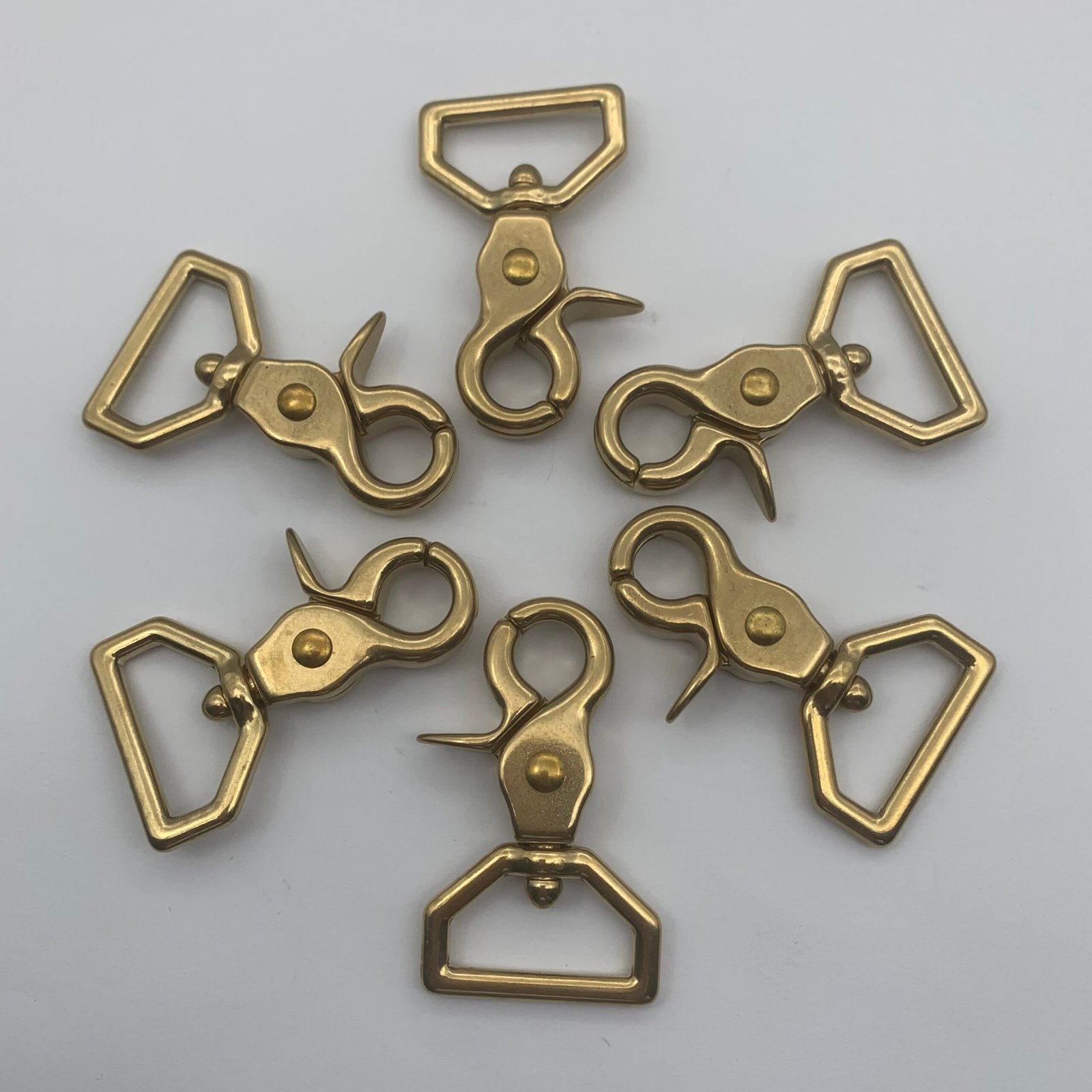 IMG_7842 CU60 Heavy Duty Bag Hardware Buckle Solid Brass Snap Clasp Metal Trigger Snap Hook for Dog Leash - Image 4