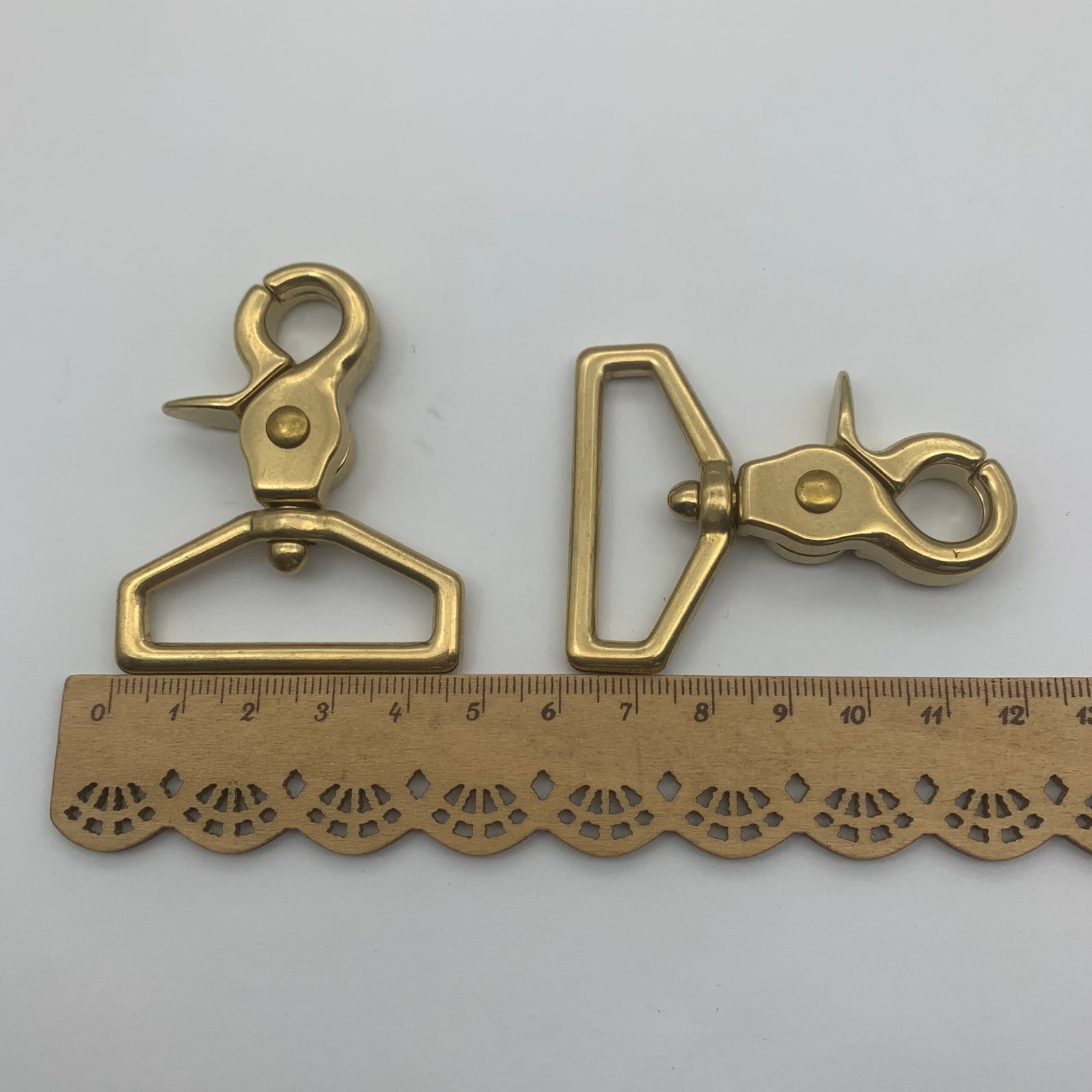 IMG_7850 CU60 Heavy Duty Bag Hardware Buckle Solid Brass Snap Clasp Metal Trigger Snap Hook for Dog Leash - Image 3