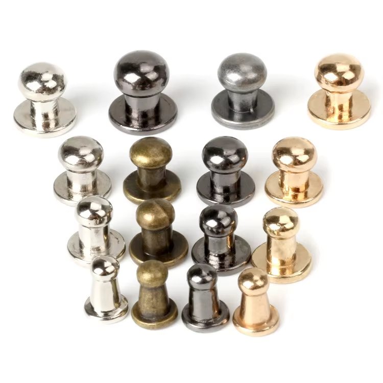 4/5/6/7/8/9/10mm round knob rivets metal monk head screws studs alloy nail buckle tack cloth button bag leather crafts 4/5/6/7/8/9/10mm round knob rivets metal monk head screws studs alloy nail buckle tack cloth button bag leather crafts
