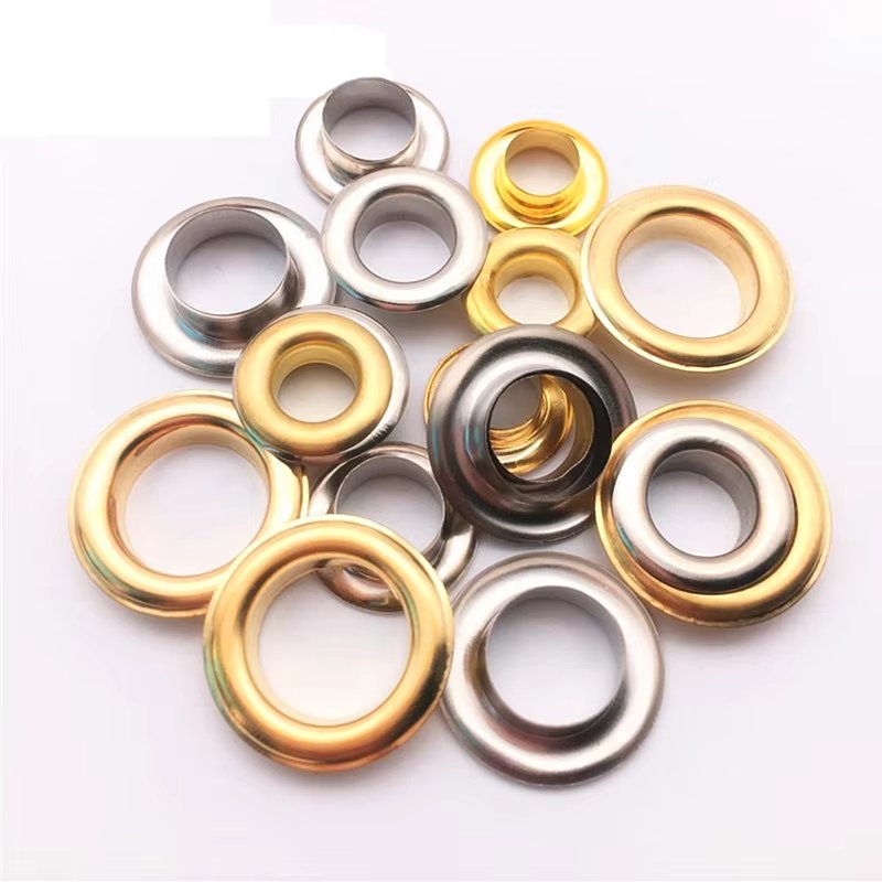 nickel plated silver custom size logo shoe hoodies grommet metal garment eyelets for clothing (copy) nickel plated silver custom size logo shoe hoodies grommet metal garment eyelets for clothing (copy)