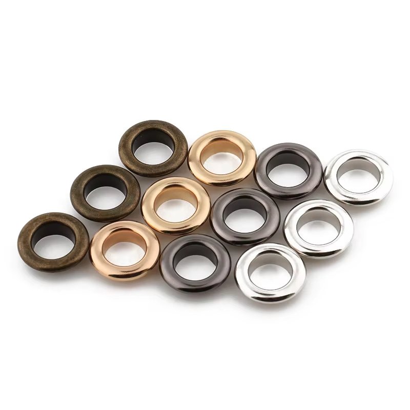 custom size logo metal grommets eyelets 8mm zinc alloy factory plated silver shoe hoodies for clothing custom size logo metal grommets eyelets 8mm zinc alloy factory plated silver shoe hoodies for clothing