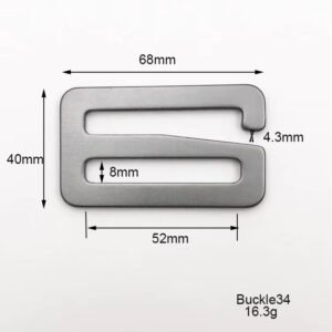 buckle 34 multi color aluminum g hook buckles lightweight luggage hardware for bag manufacturers wholesale