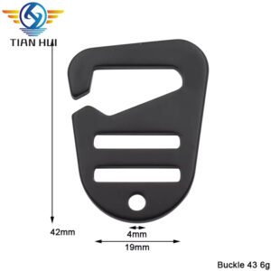 buckle 34 multi color aluminum g hook buckles lightweight luggage hardware for bag manufacturers wholesale (copy)