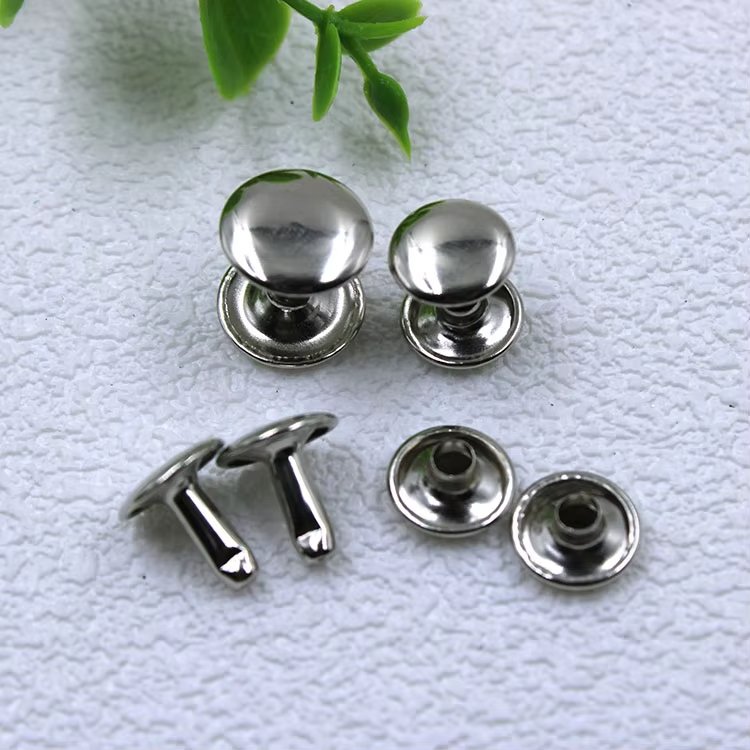 solid brass metal round mushroom shape double cap rivet 6mm 7mm 8mm 9mm 10mm 12mm studs rivet for leather shoes bags clothes solid brass metal round mushroom shape double cap rivet 6mm 7mm 8mm 9mm 10mm 12mm studs rivet for leather shoes bags clothes