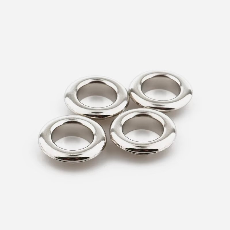 custom size logo metal grommets eyelets 8mm zinc alloy factory plated silver shoe hoodies for clothing custom size logo metal grommets eyelets 8mm zinc alloy factory plated silver shoe hoodies for clothing