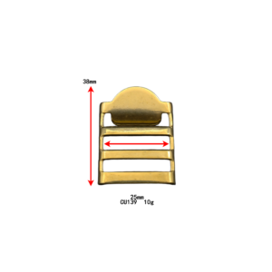 cu139 gold color 3 slot webbing buckle brass strap adjuster for backpack bag luggage belt diy craft wholesale