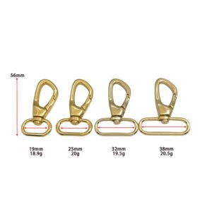 Home-Tenghai hardware g287 light gold zinc alloy swivel lobster clasps with tail loop for bag strap hardware wholesale